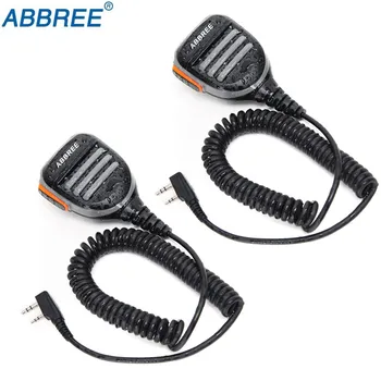 2 buc ABBREE AR-780 Difuzor Microfon Microfon Handheld Pentru Kenwood Baofeng MD-380 UV-5R UV-82 uv5r UV-S9 BF-UVB3 Plus Walkie Talkie