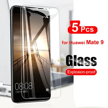 5Pcs 9H Sticlă de Protecție pentru Huawei Mate 9 Telefon Ecran Protector pentru Huawei Mate 9 Mate9 Greu Sticla de Paza