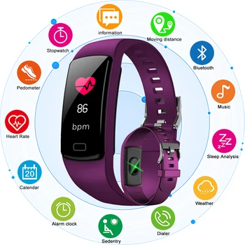 Ceas inteligent IP67 rezistent la apa de Fitness Bluetooth Brățară Bărbați și Femei de Moda Sport Digital Inteligent Ceasuri de mana Pentru IOS, Android Telefon