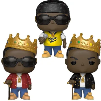 FUNKO POP Rocks the Notorious B. I. G., cu Coroana #77 #82 Notoriu cu Jersey #78 Vinil Acțiune Jucărie Cifre Modelul de Colectare de Jucării