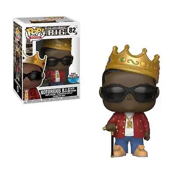FUNKO POP Rocks the Notorious B. I. G., cu Coroana #77 #82 Notoriu cu Jersey #78 Vinil Acțiune Jucărie Cifre Modelul de Colectare de Jucării