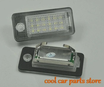 O Pereche de LED-uri de Lumină de inmatriculare Module Eroare gratuit pentru toate modelele Audi A3 8P 8PA 804