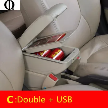 Masina Piese de Interior Consola centrala Cotiera Cutie pentru Nissan Lovituri 2016 2017 2018 Auto Cotiere de Stocare cu USB