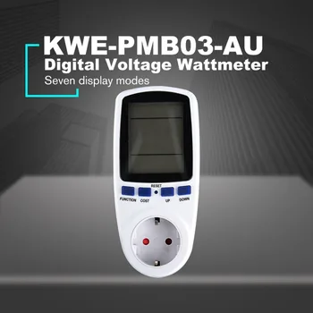 KWE-PMB01 Mufa Digital Tensiune Wattmeter Consumul de Putere în Wați de Energie Contor de energie Electrică de curent ALTERNATIV Analizor Monitor UE NE-a UNIT AU Plug