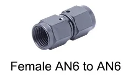 Aluminiu AN6 să AN6 Direct Feminin Pivotant Cuplaj Aliaj de Aluminiu Capătul Furtunului Adaptor de Montare