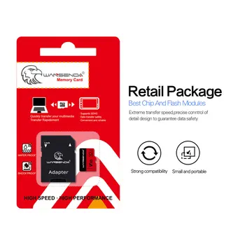 Hotsale WANSENDA Card de Memorie Micro sd de 128 gb 64GB 32GB 16GB 8GB Micro SD Card Flash Card SD Card cu Adaptor Gratuit