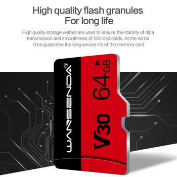Hotsale WANSENDA Card de Memorie Micro sd de 128 gb 64GB 32GB 16GB 8GB Micro SD Card Flash Card SD Card cu Adaptor Gratuit