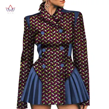 African Haina Femei 2020 Noua Moda Bumbac Tradiționale de Imprimare Jachete Pentru Doamna Haina Outwears Scurt Bluza Feminin WY4398