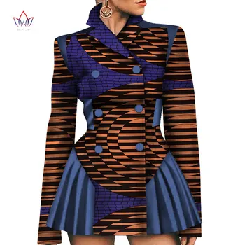 African Haina Femei 2020 Noua Moda Bumbac Tradiționale de Imprimare Jachete Pentru Doamna Haina Outwears Scurt Bluza Feminin WY4398