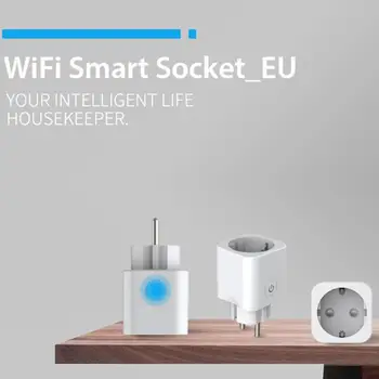 EWeLink prize de Putere Wifi Smart Plug Priza de Control de la Distanță UE Plug Lucra Cu Google Alexa IFTTT Acasă 250V AC PC/ABS Manual de Utilizare
