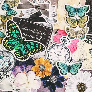60 BUC Frumoase Autocolante fluture Meserii Și Scrapbooking autocolante carte Student eticheta autocolant Decorativ pentru copii jucarii