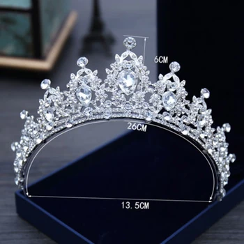 Coreean Printesa Elegant De Cristal, Diademe, Coroane Bentita Stras Dragoste Bal Coroana De Partid Accessiories Diademă De Păr Bijuterii