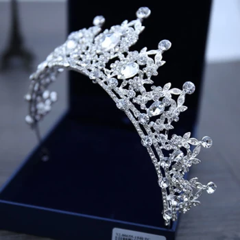 Coreean Printesa Elegant De Cristal, Diademe, Coroane Bentita Stras Dragoste Bal Coroana De Partid Accessiories Diademă De Păr Bijuterii