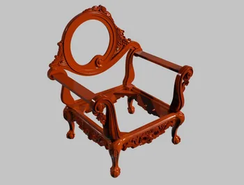 Completați scaun model 3D STL pentru cnc router sculptură gravură