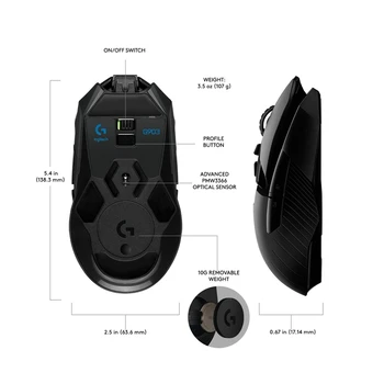 2 seturi/pachet 3M picioare mouse-ul mouse-patine pentru Logitech G903 grosimea de 0,75 mm pentru înlocuirea FTPE