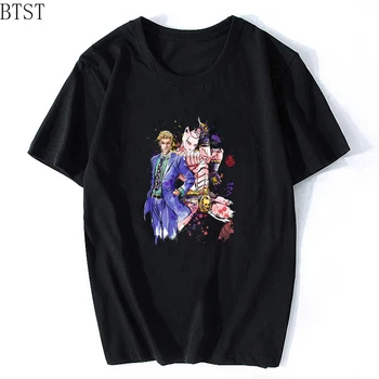 Jojo Iulius Cezar Zeppeli rece bărbați t-shirt anime tipărite Kawaii Desene animate T-shirt casual Harajuku Amuzant Vara de Top de sex Feminin/masculin