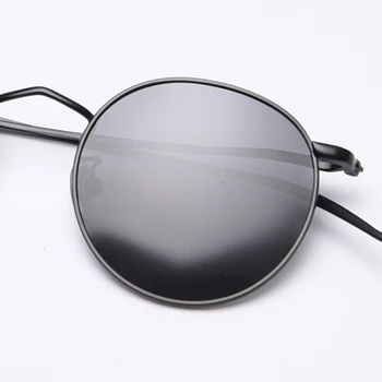 Peekaboo stil retro de metal ochelari de soare rotund bărbați ramă de aur de sex masculin ochelari de soare polarizati pentru femei de vară 2021 uv400 negru maro