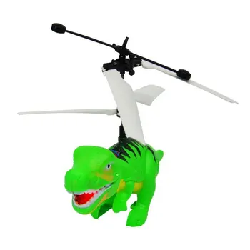 OCDAY Electric RC Zbor Jucărie Senzor Infraroșu Dinozaur Model de Elicopter Flash LED-uri de Iluminat de Încărcare USB Mic RC Jucărie pentru Copii