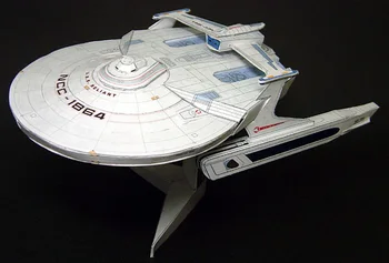 Hârtie 3D Model Star Trek NCC-1864 HD Desen Model DIY Manual de Reducere a Presiunii Jucărie