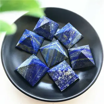1 buc Natural Lapis Lazuli Piatră de Cuarț Crystal Pyramid Vindecare Reiki Chakra Turnul de Energie Acasă Ornamente Decor