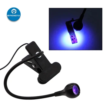 USB LED Lumini Ultraviolete UV Gel de Întărire Lumina Razelor Ultra Violete Verde Ulei de Umbre Solidificare Rapida Lampa pentru iPhone Reparații