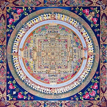 Nou Puzzle 900 Bucăți Pătrate Puzzle Pentru Adulți Mandala Guanyin Casă De Oraș, Pentru A Evita Răul De Acasă Decor Pictura