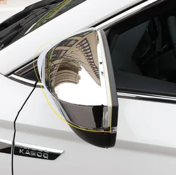 Pentru Skoda KAROQ 2017-2019 de Înaltă calitate ABS Cromat oglinda Retrovizoare acoperi Trim/oglinda Retrovizoare Decor de styling Auto