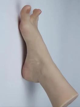 Realist Manechinul Dummy picioare cu schelet, degetele de la picioare pot face fix mișcare, silicon de simulare modelul picioare