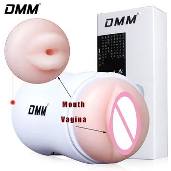 Multimetru digital cu Cap Dublu Vibratoare sex Masculin Masturbator Oral Sex Vaginal Masturbari Cupa Moale TPE Vaginul Real Portabil Pizde jucarii Sexuale pentru Barbati