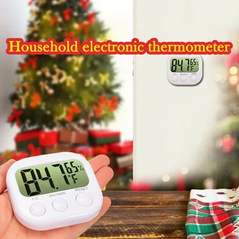 Mai nou LCD electronic de temperatură și umiditate metru în interiorul camera Digital termometru higrometru Digital cu Higrometru Termometru