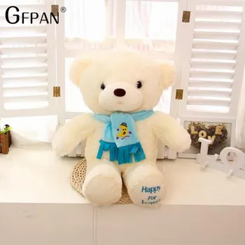 GFPAN 1 BUC 30cm Eșarfă Urs de Pluș& Jucărie de Pluș de Înaltă Calitate Teddy Bear Papusa Ziua de Nunta Îndrăgostiților Cadou Home Decor