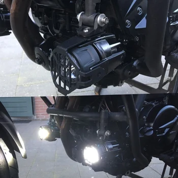 Motocicleta Led Lumina de Ceață Lampă Capac Lampa Ramă de Protecție pentru Bmw R1200Gs / Adv K1600 R1200Gs R1100Gs Condus Auxiliara Lampa de Ceață Dri