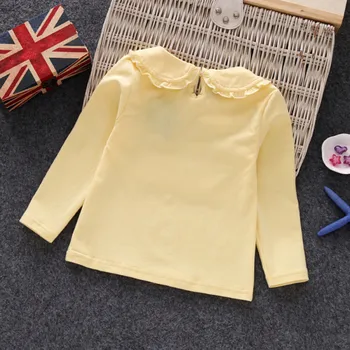 Baby Girls T-shirt Prințesa Nou-născuți Haine pentru Copii en-Gros Copilul Bumbac Maneca Lunga tricou Bluza Casual, Haine de Moda