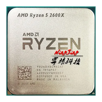 AMD Ryzen 5 2600X R5 2600X 3.6 GHz Six-Core Doisprezece-Fir CPU Procesor YD260XBCM6IAF Socket AM4