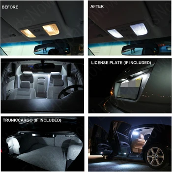 Led lumini de interior Pentru volkswagen beetle 2012+ 7pc Lumini Led Pentru Autoturisme kit de iluminat becuri auto Canbus