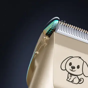 Animal de casă Pisică tuns caini profesional Caini grooming clipper frizer kit USB Reîncărcabilă cu zgomot Redus Animale de companie Parul Tuns Display baterie