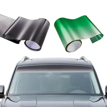 Autocolante auto UV Nuanțare pentru Parbriz DIY Decal Banner Banda Parasolar Autocolante Decorative de protecție Solară Autocolant 150x20CM