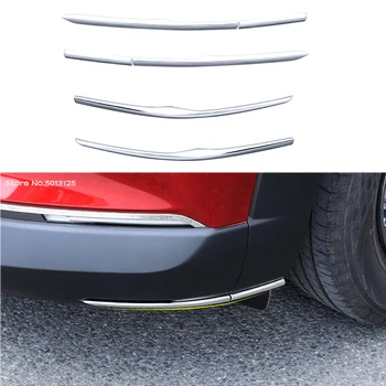 Mașini de Oțel Inoxidabil din Față și din Spate Colț Fâșii de Protecție de Acoperire Tapiterie Decorative pentru Mazda CX30 CX-30 2020 2021 Accesorii Auto