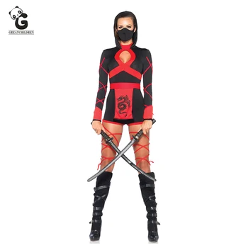 Costume de Ninja Ninja Cosplay Anime Costum de Halloween pentru Femei Adulte Sexy Costum de super-Erou Costum Ninjago
