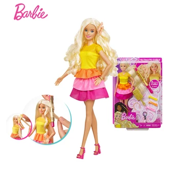 Original Papusa Barbie Parul Cret Shimmer Stil Jucărie Set Fata Printesa Schimbat Acasa Jucarii Cadou Cutie de Păpuși pentru Fete GBK24