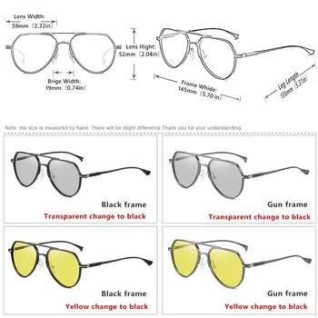 CoolPandas Design de Brand Aviației ochelari de Soare Pilot Bărbați Fotocromatică Femei Conducere Ochelari Anti-Orbire Lentile UV400 zonnebril heren
