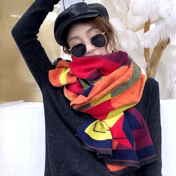 2019 brand de lux carouri cașmir femei de iarnă eșarfă șal cald și împachetări pashmina doamna ciucure lung de sex feminin foulard pătură groasă