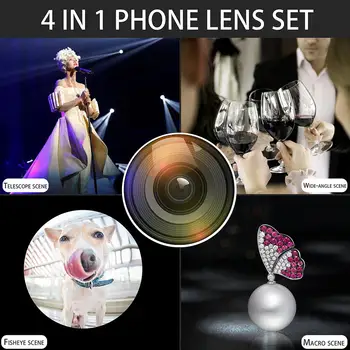 Noul Telefon Mobil aparat de Fotografiat Lentilă. 28X HD Telescop Zoom Obiectiv Macro Pentru Iphone Samsung Smartphone Cu Suport de Telefon Trepied