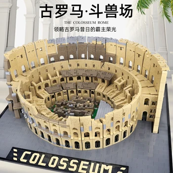 MOC Creator Expert Streetview Serie Arhitectura Colosseum Model Blocuri MOC-49020 Cărămizi Jucarii Copii, Cadouri de Craciun