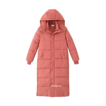 2020 Nou casual de Iarnă X-lung jos jacheta de bumbac cu gluga de moda cald gros parka pentru femei haina jacheta Windproof uza MY26