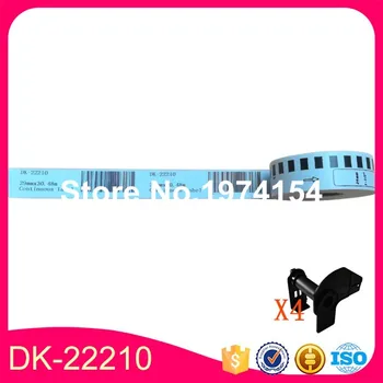 200 Role Brother DK-22210 Compatibil Eticheta Autocolant Termic P-Touch QL-700 29mm*30.48 M Continuă DK-2210 Etichete