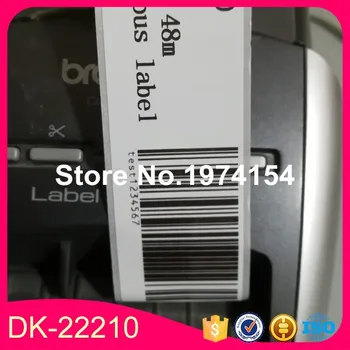 200 Role Brother DK-22210 Compatibil Eticheta Autocolant Termic P-Touch QL-700 29mm*30.48 M Continuă DK-2210 Etichete