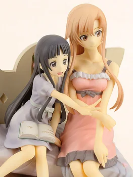 Anime-ul Sword Art Online Asuna și Yui Vinietă PVC Acțiune Figura Figura Anime ollectible Model de Jucărie 20.5 cm