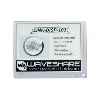 Waveshare 10.3 inch E-paper Monitor, HDMI, Interfață de Afișare, de Îngrijire a Ochilor, Susține Raspberry Pi/Jetson Nano/BUC, NOI/eu/UK Adaptor