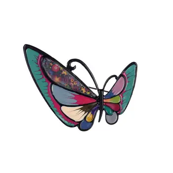 Cring Coco 2019 Smalt Colorat Fluture Brosa pentru Fete Rochii de Desene animate pentru Copii Aliaj de Insecte Broșe Petrecere de Nunta de Decorare